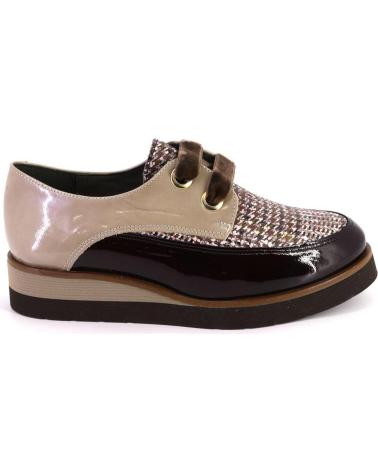 Sapatos de Mulher NIVAL ANGELA ZAPATOS CON CORDONES DE MUJER MARRON