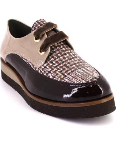 Sapatos de Mulher NIVAL ANGELA ZAPATOS CON CORDONES DE MUJER MARRON