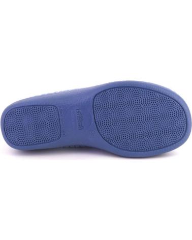 Pantofole per Donna DEVALVERDE 1142 ZAPATILLAS DE CASA DE MUJER AZUL