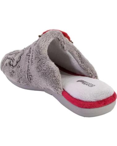 Calzado de casa de Mujer DEVALVERDE 6070 ZAPATILLAS DE CASA DE MUJER GRIS