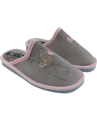 Woman House slipers JAVER ZAPATILLAS OTONO INVIERNO 32-272 GRIS
