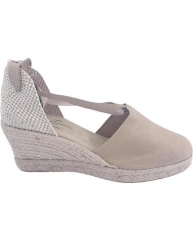 Sandalias de Mujer SEVILLAS ALPARGATAS CUNA CINTAS CARMEN GARCIA VARIOS 900 CAMEL