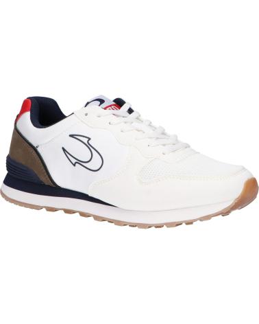 Sportif-De-Hombre-JOHN-SMITH-ZAPATILLAS-VIKAR-BCO-ROJO-BLANCO