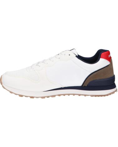 Sportif-De-Hombre-JOHN-SMITH-ZAPATILLAS-VIKAR-BCO-ROJO-BLANCO