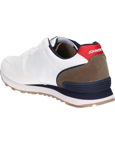 Sportif-De-Hombre-JOHN-SMITH-ZAPATILLAS-VIKAR-BCO-ROJO-BLANCO