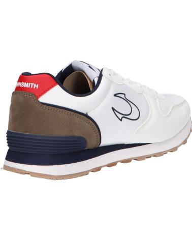 Sportif-De-Hombre-JOHN-SMITH-ZAPATILLAS-VIKAR-BCO-ROJO-BLANCO