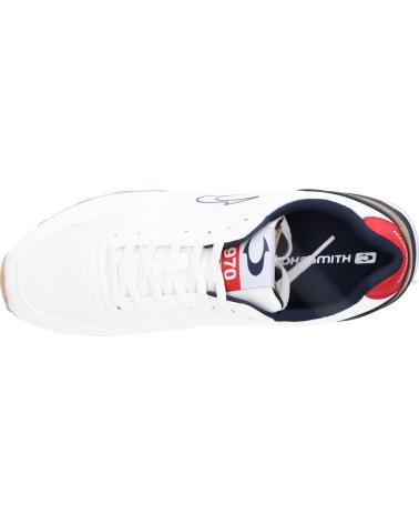 Sportif-De-Hombre-JOHN-SMITH-ZAPATILLAS-VIKAR-BCO-ROJO-BLANCO