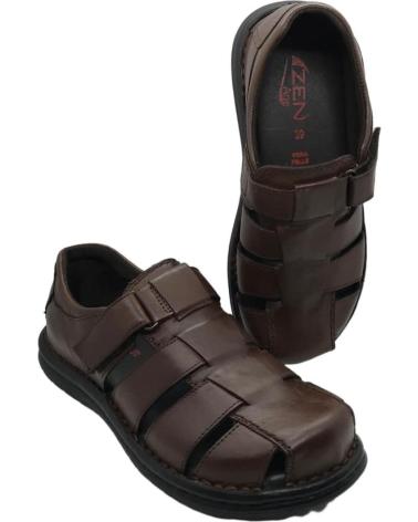 Sandali per Uomo ZEN SANDALIA HOMBRE PIEL 678718 MARRON