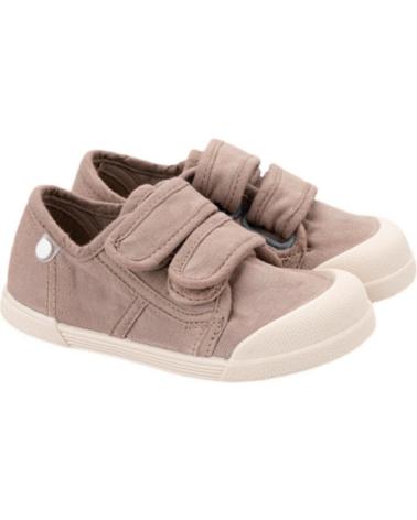 Zapatillas deporte de Mujer y Hombre IGOR ZAPATILLA VELCRO RESPETUOSA LONA MARRóN