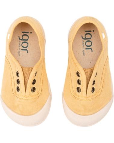 Sportivo per Bambina e Bambino IGOR PX LONA BAREFOOT DIJON AMARILLO