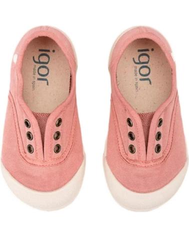 Sapatos de Mulher e Homem IGOR PX LONA BAREFOOT ROSA