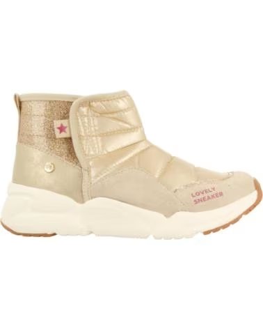 BOTTINE REMBOURRÉE GIO যথাযথPPO UDBY POUR FILLE ET FEMME, DORÉ ORO