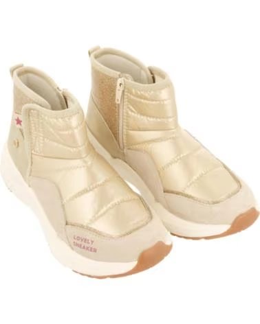 BOTTINE REMBOURRÉE GIO যথাযথPPO UDBY POUR FILLE ET FEMME, DORÉ ORO