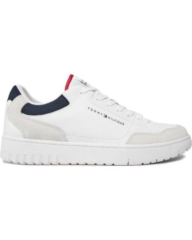 Sportivo-De-Hombre-TOMMY-HILFIGER-DEPORTIVA-CASUAL-PARA-HOMBRE-FM0505-COLOR-BL-BLANCO