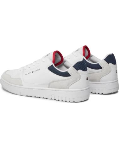 Sneaker-De-Hombre-TOMMY-HILFIGER-DEPORTIVA-CASUAL-PARA-HOMBRE-FM0505-COLOR-BL-BLANCO