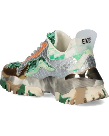 Sneaker für Damen EXE 22E10-3 PU GREEN GOLD