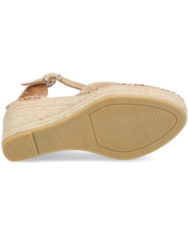 Sandali per Donna MACARENA ALPARGATAS MUJER MODELO ALBA6 COLOR BEIS TOPO