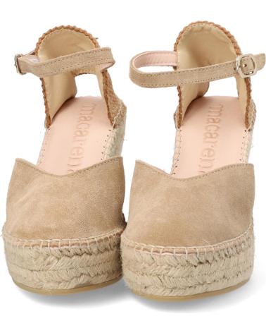 Sandali per Donna MACARENA ALPARGATAS MUJER MODELO ALBA6 COLOR BEIS TOPO