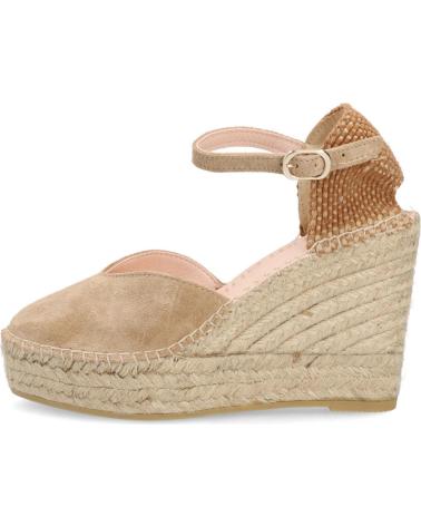 Sandali per Donna MACARENA ALPARGATAS MUJER MODELO ALBA6 COLOR BEIS TOPO