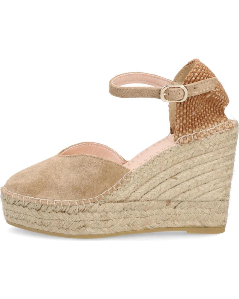 Sandali per Donna MACARENA ALPARGATAS MUJER MODELO ALBA6 COLOR BEIS TOPO