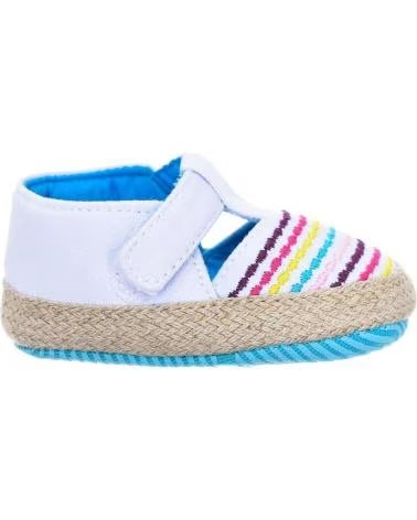 Neonato per Bambina e Bambino  ZAPATOS FLEXIBLES CON CIERRE DE TIRA DE VELCRO 25252 BEBE AZUL