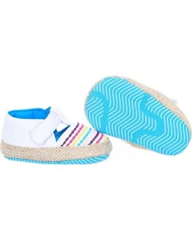 Neonato per Bambina e Bambino  ZAPATOS FLEXIBLES CON CIERRE DE TIRA DE VELCRO 25252 BEBE AZUL