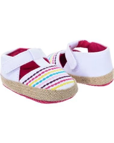 Neonato per Bambina e Bambino  ZAPATOS FLEXIBLES CON CIERRE DE TIRA DE VELCRO 25252 BEBE ROSA