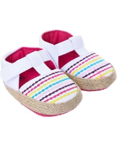 Neonato per Bambina e Bambino  ZAPATOS FLEXIBLES CON CIERRE DE TIRA DE VELCRO 25252 BEBE ROSA