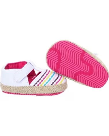 Neonato per Bambina e Bambino  ZAPATOS FLEXIBLES CON CIERRE DE TIRA DE VELCRO 25252 BEBE ROSA