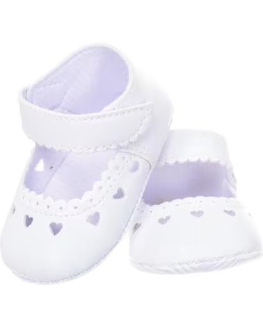 Bailarinas de Niña  ZAPATOS FLEXIBLES CON CIERRE DE TIRA EN EL TOBILLO 25215 BEB BLANCO