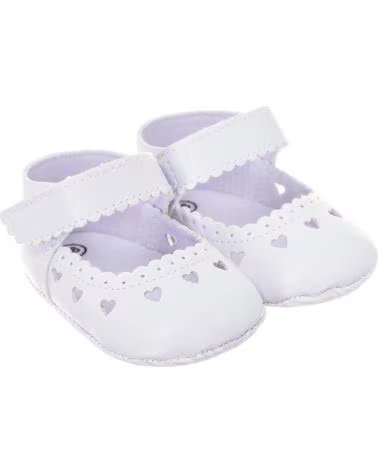 Bailarinas de Niña  ZAPATOS FLEXIBLES CON CIERRE DE TIRA EN EL TOBILLO 25215 BEB BLANCO
