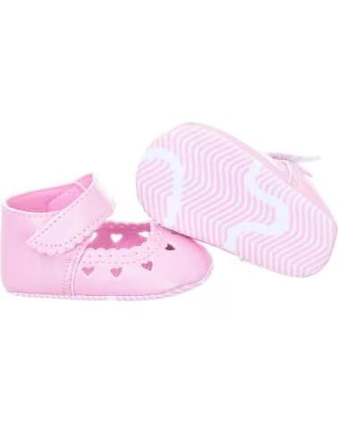 Sabrinas de Menina  ZAPATOS FLEXIBLES CON CIERRE DE TIRA EN EL TOBILLO 25215 BEB ROSA