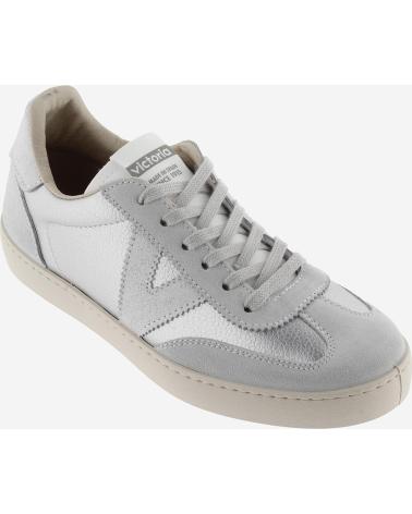 Sportif pour Femme VICTORIA ZAPATILLAS BERLIN CICLISTA METALIZADO PLATA