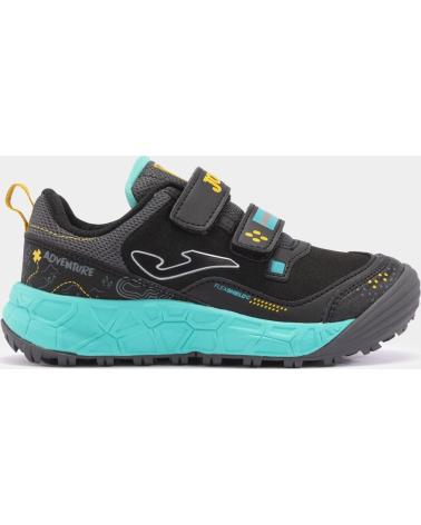 JOMA ZAPATILLAS ADVENTURE A2401 NEGRAS PARA NIÑOS CON VELCRO NEGRO