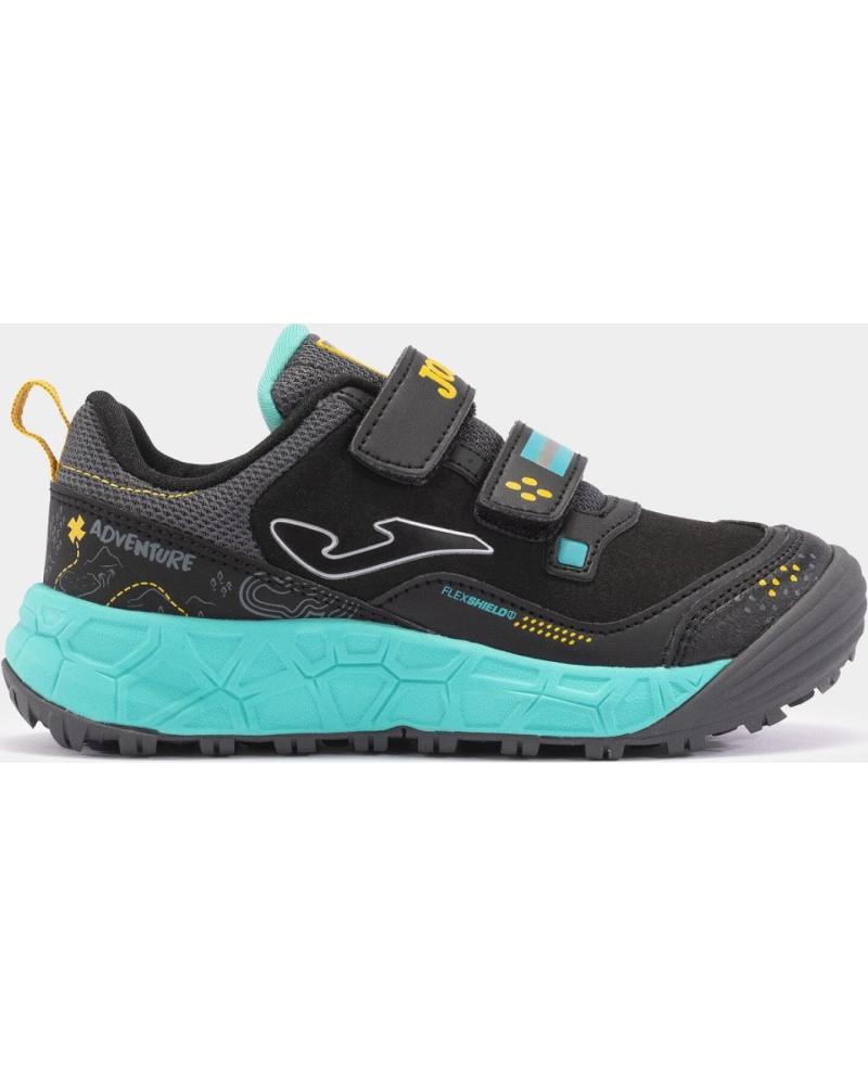 JOMA ADVENTURE A2401 SCHWARZE KINDERSCHUHE MIT KLETTVERSCHLUSS NEGRO