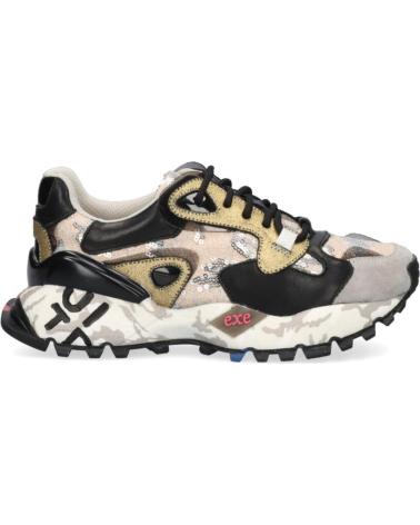 Sportivo per Donna EXE 134-10 LEATHER GREY BLACK