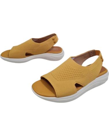 Sandali per Donna GEOX SANDALIA ELASTICA MOSTAZA CONFORT 0006K C2006 YELLOW