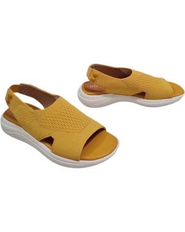 Sandali per Donna GEOX SANDALIA ELASTICA MOSTAZA CONFORT 0006K C2006 YELLOW