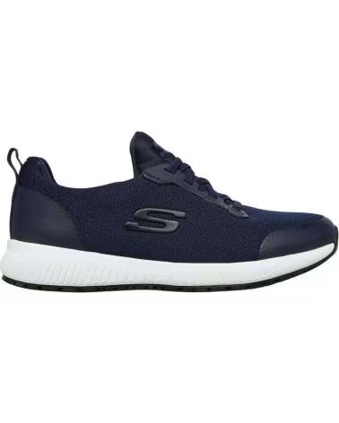 SKECHERS 77222EC BLK Work Squad SR NEGRO