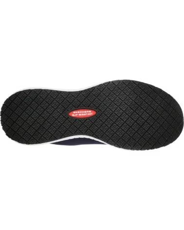 SKECHERS 77222EC BLK Work Squad SR NEGRO