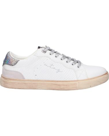Deportivas de Mujer y Niña MTNG 60406 C56359 KEKI BLANCO - SERPEN PLATA