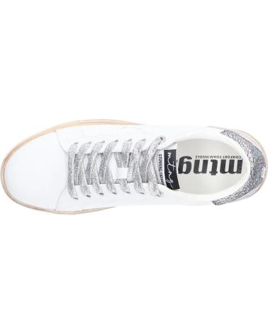 Deportivas de Mujer y Niña MTNG 60406 C56359 KEKI BLANCO - SERPEN PLATA