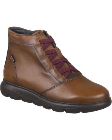 Stiefel für Damen FLUCHOS BOTINES PLANOS F2026 MUJER CUERO MARRóN
