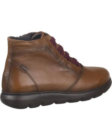 Stiefel für Damen FLUCHOS BOTINES PLANOS F2026 MUJER CUERO MARRóN