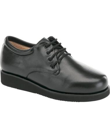 Schuhe für Damen und Herren und Mädchen CALZAMEDI ZAPATOS CORDONES UNISEX ESPECIAL DIABETICOS NEGRO