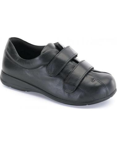 Sapatos de Mulher e Homem CALZAMEDI ZAPATOS VELCRO UNISEX PIE DIABETICO NEGRO