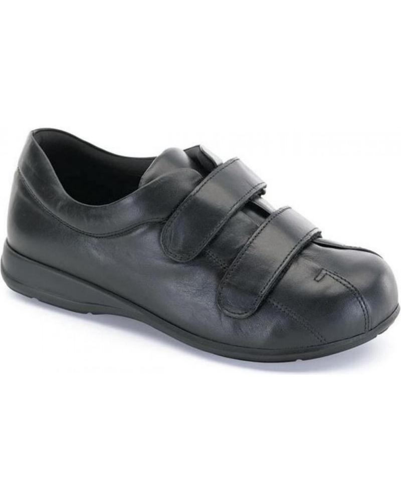 Scarpe per Donna e Uomo CALZAMEDI ZAPATOS VELCRO UNISEX PIE DIABETICO NEGRO
