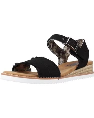 SANDALI SKECHERS DESERT KISS ADOBE PRINCESS DONNA NERO BLK