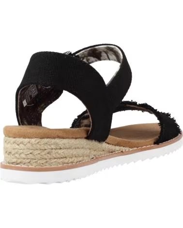 SANDALI SKECHERS DESERT KISS ADOBE PRINCESS DONNA NERO BLK