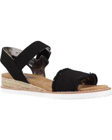 SANDALI SKECHERS DESERT KISS ADOBE PRINCESS DONNA NERO BLK